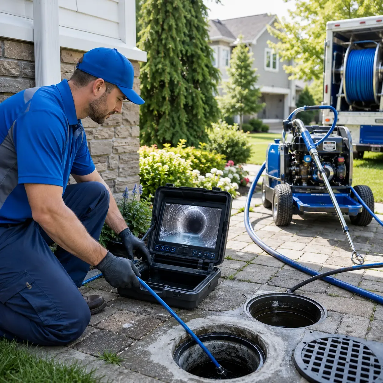 Outdoor drain cleaning professionals serving Perdue Hill, AL