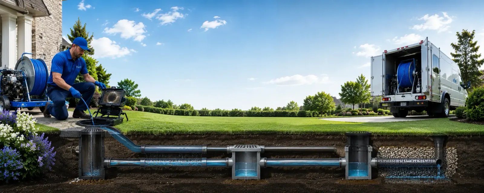 Outdoor drain cleaning information for Perdue Hill, AL
